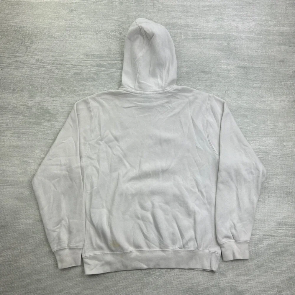 Vintage Y2K Nike Sweatshirt Size Medium White Sportswear Swoosh‎ Hoodie